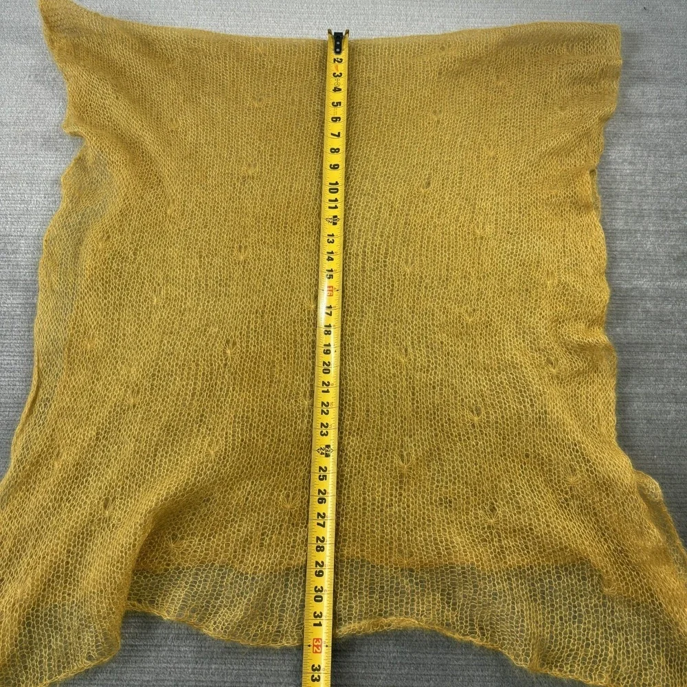 Cowgirl Blues Scarf Marigold Cashmere Silk Oversized Classic Knit South Africa